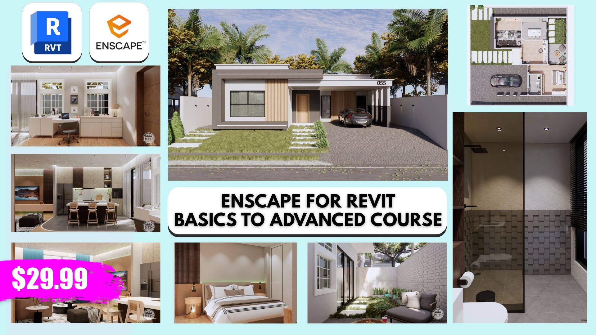 Enscape for Revit – Basics to Advanced Course